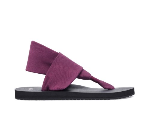 Sanuk Sling ST Vegan - Sanuk Sandals Womens Purple - Philippines OBKGME835